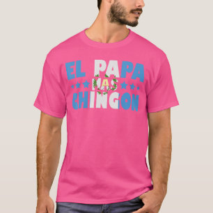 Camiseta O Papai Mais Chingon Bandeira da Guatemala Dia dos
