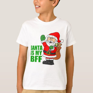 Camiseta O papai noel é meus BFF