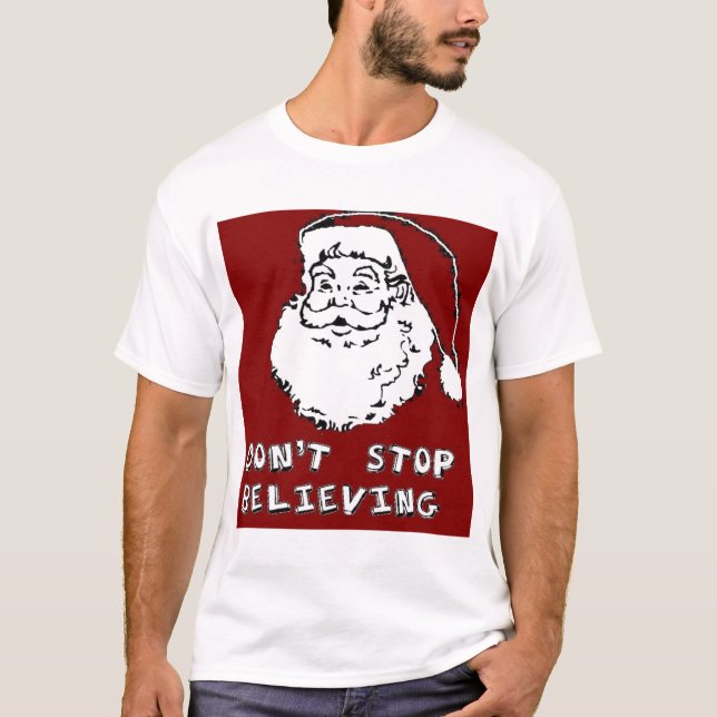 Camiseta O PAPAI NOEL engraçado do NATAL "NÃO PARA a (Frente)