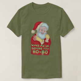 Camiseta O papai noel feio engraçado do humor | do Natal