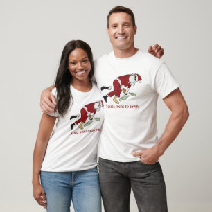 Camiseta O papai noel foi ao t-shirt da cidade
