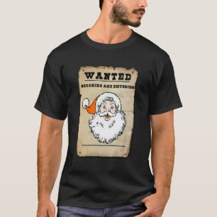 Camiseta O Papai Noel Quis Quebrar E Entrar No Humor.