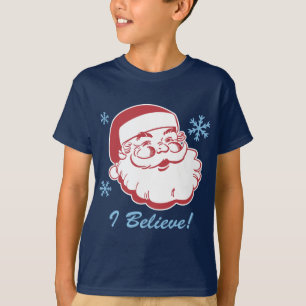 Camiseta O papai noel retro acredita