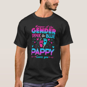 Camiseta O Papoila Cor-De-Rosa Ou Azul Te Ama O Gênero.