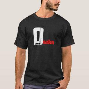 Camiseta Ó Para Osaka Capital da Comida de Rua do Japão