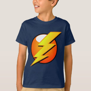 Camiseta O parafuso de relâmpago caçoa T-S escuros
