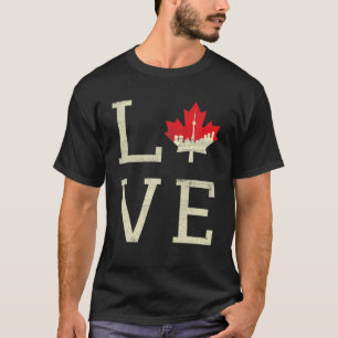 Camiseta O Parlamento Ama O Dia do Canadá Mapeia Orgulhamen
