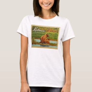 Camiseta O parque nacional de Katmai carrega o vintage