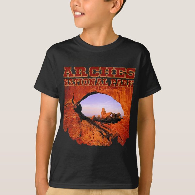 Camiseta O parque nacional dos arcos caçoa o t-shirt (Frente)
