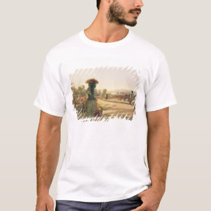 Camiseta O Parterre, Trentham Salão jardina, bar. por Thom