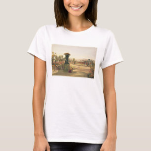 Camiseta O Parterre, Trentham Salão jardina, bar. por Thom