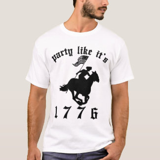 Camiseta O partido como ele é 1776 - preto