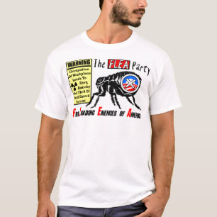 Camiseta O partido da pulga: Ocupe Wall Street