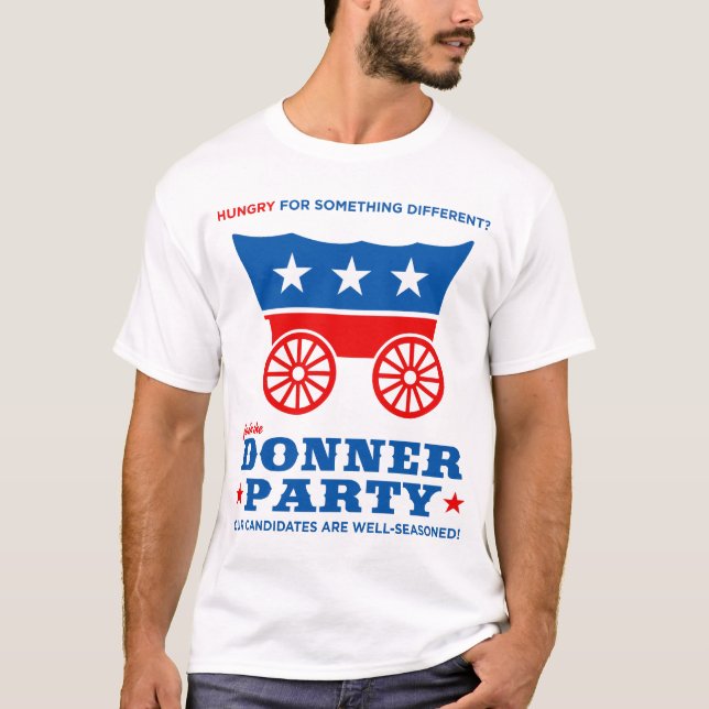 Camiseta O partido de Donner - com fome para algo (Frente)