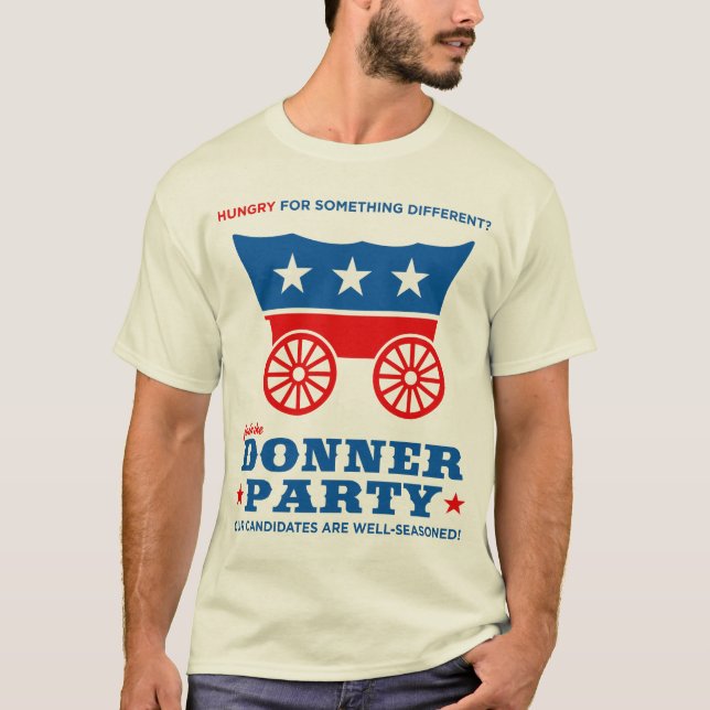Camiseta O partido de Donner - com fome para algo (Frente)