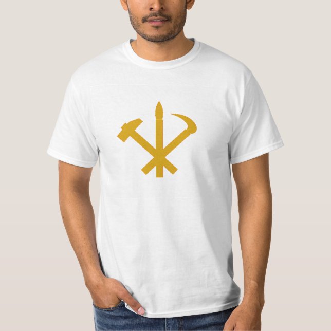 Camiseta O partido de trabalhadores coreano - comunista de (Frente)
