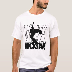 Camiseta O partido gosta de um Rockstar