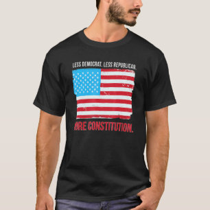 Camiseta O Partido Patriota Lion Silhouette American Flag C