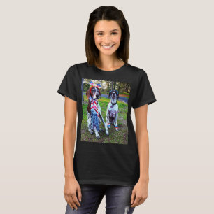 Camiseta O partido patriótico da celebração persegue o