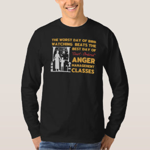 Camiseta O Pássaro A Ver É O Meu Pássaro Da Terapia A Ver