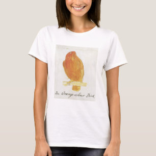 Camiseta O pássaro alaranjado da cor, 'de dezesseis