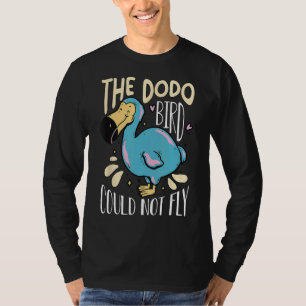 Camiseta O Pássaro Dodo Não Conseguiu Voar Animais Sem Voo