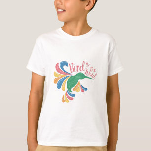 Camiseta O pássaro é palavra