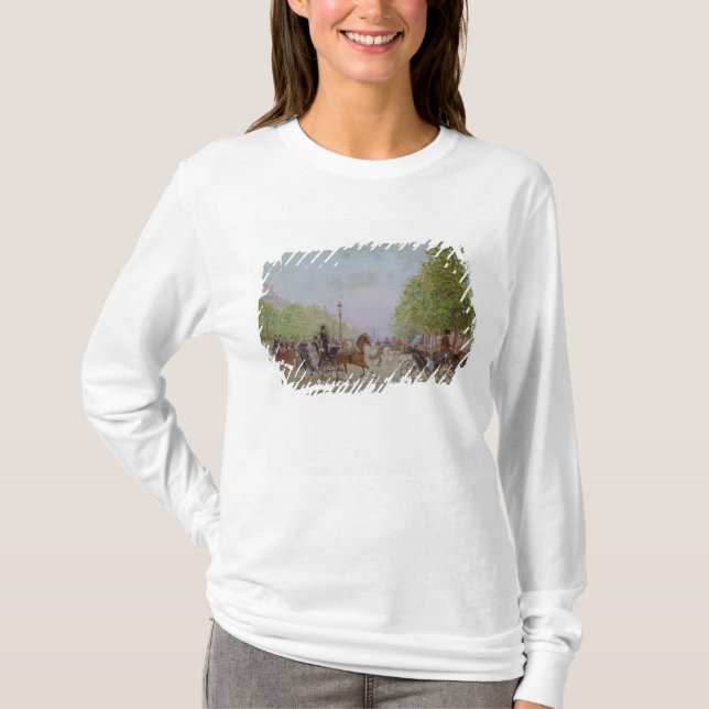 Camiseta O passeio no Champs-Elysees (Frente)