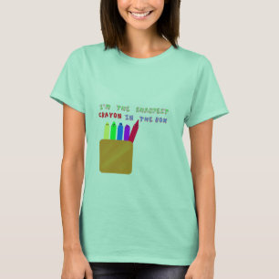 Camiseta o pastel o mais afiado na caixa