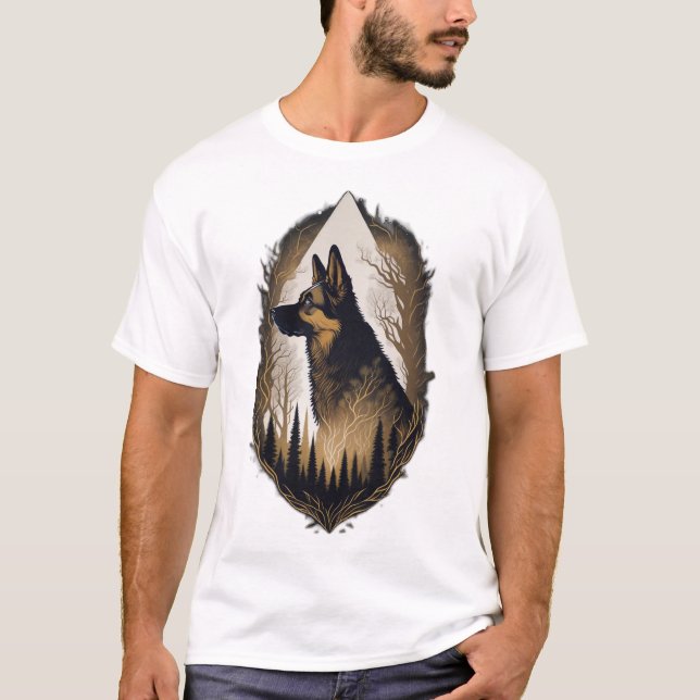 Camiseta O Pastor Alemão 003 (Frente)