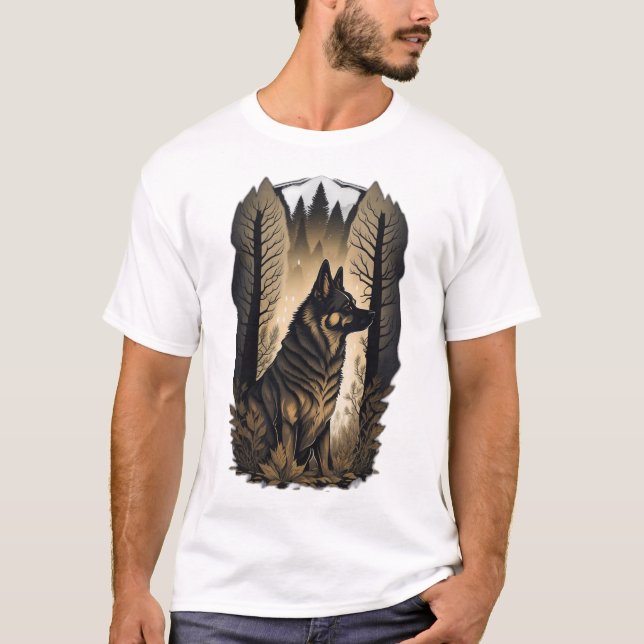 Camiseta O Pastor Alemão 013 (Frente)