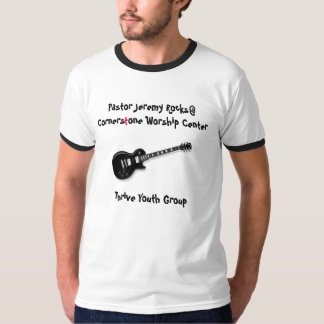 Camiseta O pastor Jeremy prospera t-shirt do grupo juvenil