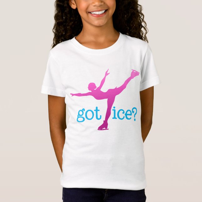 Camiseta O patinagem artística coloriu o texto com (Frente)