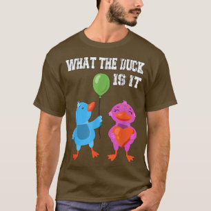 Camiseta O Pato é a Rapariga de Gênero ou Menino T-Sh