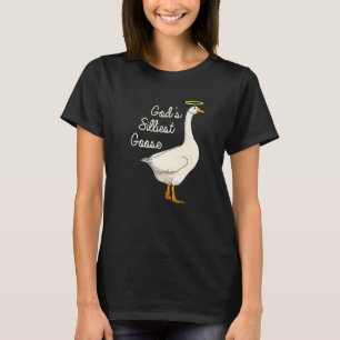 Camiseta O Pato Engraçado Mais Silencioso de Deus lança Pre