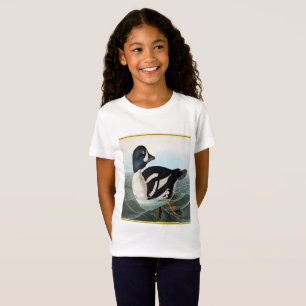 Camiseta O pato selvagem branco e preto ducks a natação n