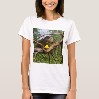 Camiseta O Pato Vs. T-Rex