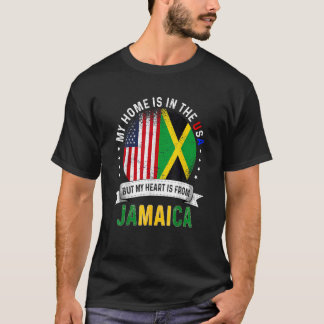 Camiseta O Patriot Heart Americano Jamaicano é da Jamaica F