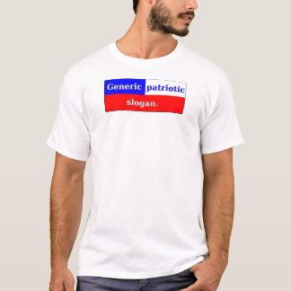Camiseta O patriotismo não é um fad.