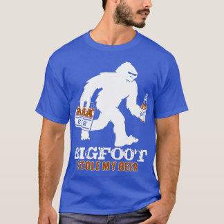 Camiseta o pau-pau roubou minha cerveja sasquatch yeti acam