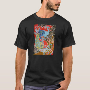 Camiseta O pavão azul