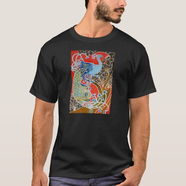 Camiseta O pavão azul (Frente)
