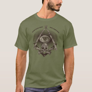 Camiseta O pedreiro mestre moderno afligiu M1 Garand &