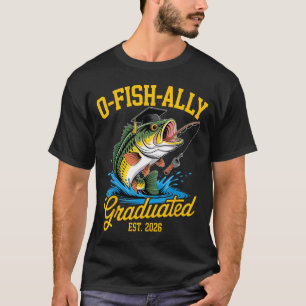 Camiseta O peixe ali se formou 2026 piada de pesca engraçad