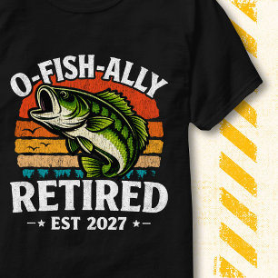 Camiseta O Peixe Aliado Aposentado 2027 Marido Pai Cota de