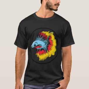Camiseta O peixe Betta é engraçado