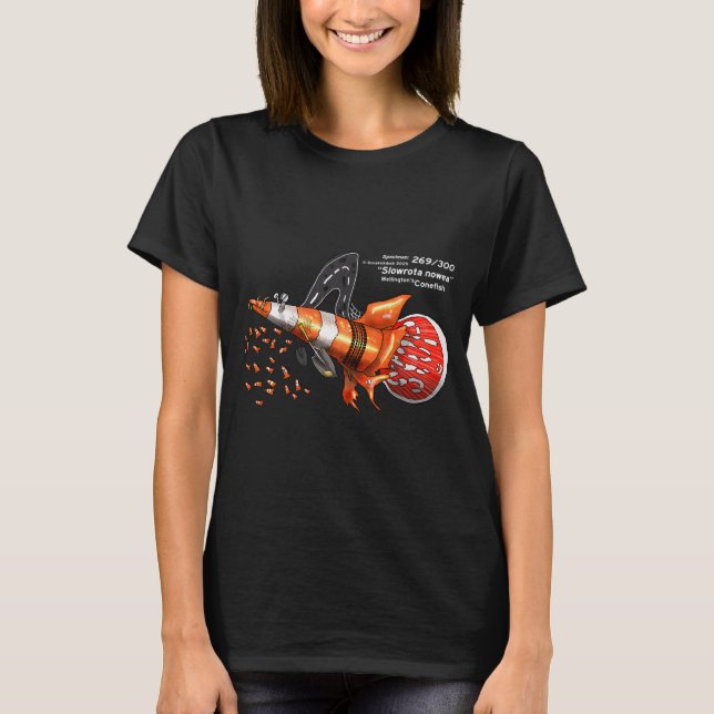 Camiseta O Peixe Cone de Tráfego de Segurança (Frente)