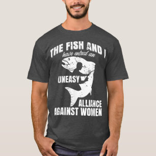Camiseta O Peixe e eu entramos em uma Aliança Inquieta