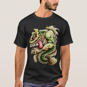 Camiseta O peixe esquivo e traiçoeiro de boca grande (Micro