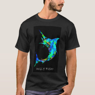 Camiseta O Peixe Feio (Marlin Azul)